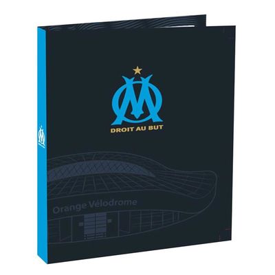 Coffret Bonnet + Gants Olympique De Marseille Enfant - Collection Officielle OM - Taille Garçon, Acrylique - 3