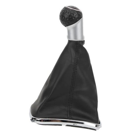 Housse De Levier De Vitesses En Cuir Véritable Anthracite - Compatible Fiat Panda 319 (2011-2021) - Artisanal Italie - 14