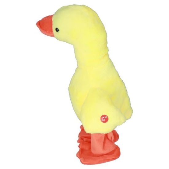 SWTOIPIG Jouet de canard parlant et dansant, imitant des enregistrements en peluche et interactif, qui répète ce que vous dites, peluches qui secouent le cou, poupée parlante SWTOIPIG Jouet de canard parlant et dansant, imitant des enregistrements en peluche et interactif, qui répète ce que vous dites, peluches qui secouent le cou, poupée parlante