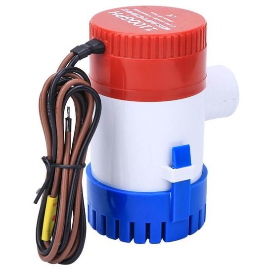 Pompes De Cale Pompe De Cale Automatique BACOENG 12V 750GPH - Avec Interrupteur à Flotteur - Pour Bateau, Caravan, Aquarium 750GPH Bateau - 10