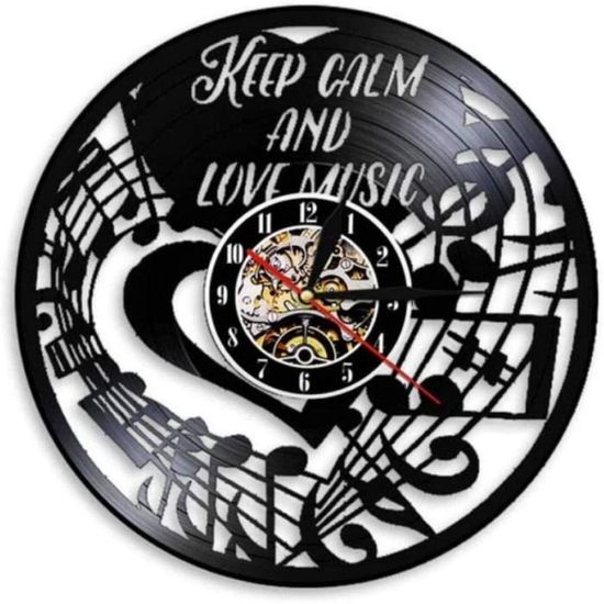 Horloge Murale Design Moderne Thème Du Film Vintage Vinyle Record 3D