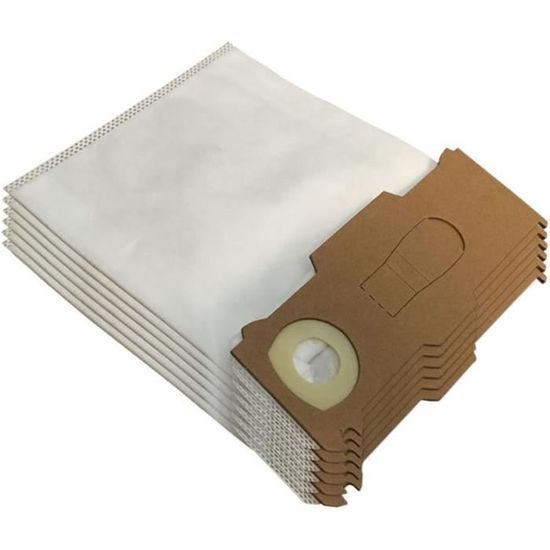 6 Sacchetti Aspirapolvere Premium In Microfibra Per Folletto Vorwerk Kobold VK130, VK131, SC - Compatibili