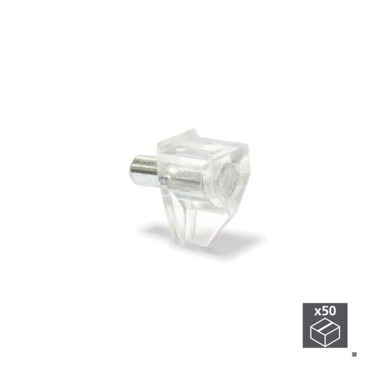 Supports Pour Fil Tendeur Avec Clou à Crochet - Lot De 50, Polyéthylène Résistant Aux UV, Pour Grillage De Jardin - 8
