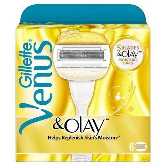 Pack 12 Lames Gillette VENUS Satin Care Pour Peau Et Poils Pubiens - Recharge Neuf