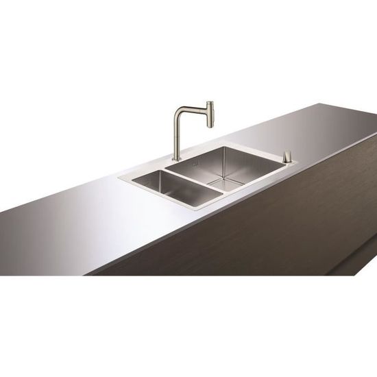 Evier encastré granit S5110-F45, béton gris 43330380