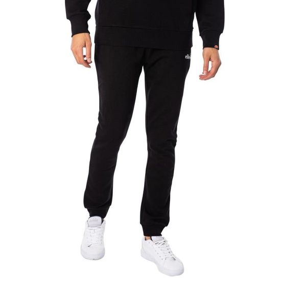 Pantalon de jogging Ellesse Cravo pour homme Noir Fitness Running Taille elastiquee avec cordon de serrage Noir Cdiscount Pret a Porter