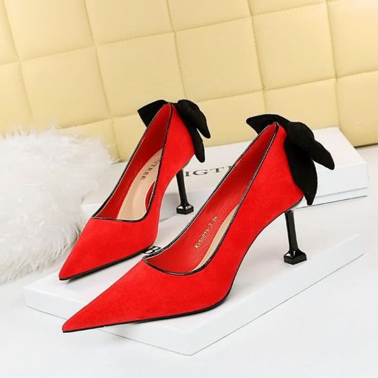 Escarpin talon on sale moyen