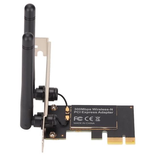 Carte WiFi PCIE Dual Band 2.4GHz 5GHz avec 4.1 et 5dBi Antennes PC Carte WiFi PCIE Dual Band 2.4GHz 5GHz avec 4.1 et 5dBi Antennes PC