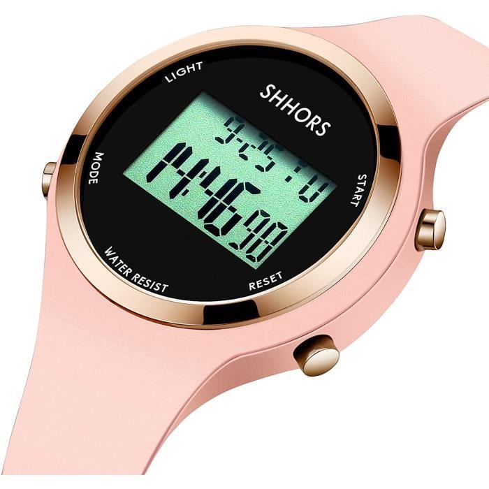 Montre Enfant Fille Garcon Digitale Extérieur Sport Etanche Montre,Montre  Enfants Garcon Avec Alarme-Minuteur-Lumière Led Po[x809] , - Achat/vente  montre - Cdiscount