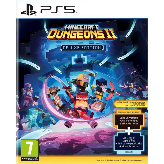 Minecraft Dungeons 2 Deluxe Edition PS5 - vue 3