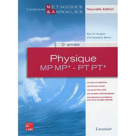 Physique MP MP* - PT PT* 2e année