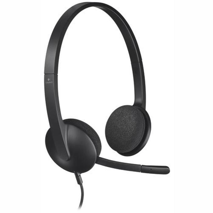 LOGITECH - Casque filaire USB Stereo H340 - Noir