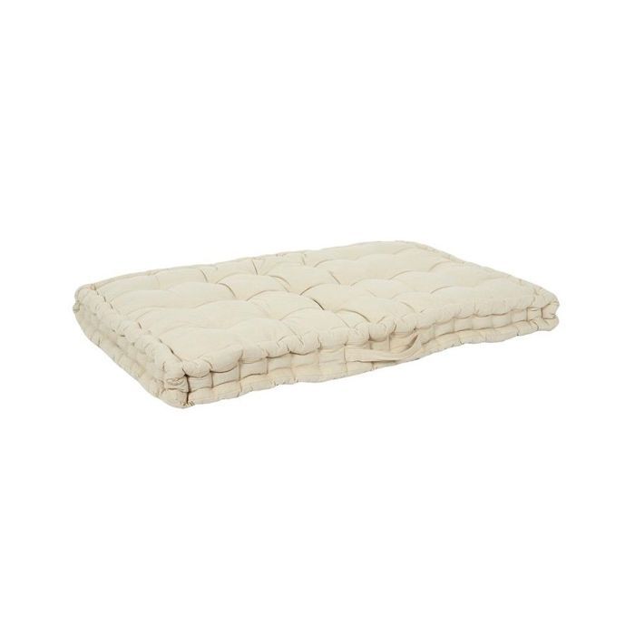 Coussins - Matelas de sol - L 120 x l 80 cm - Beige