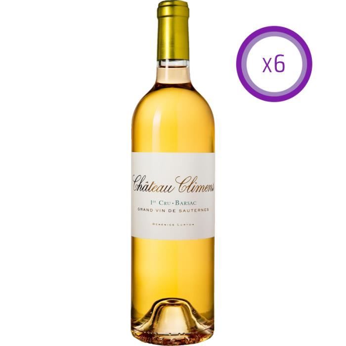 Château Climens - Liquoreux - 2016 - Carton de 6 Bouteilles 75cl