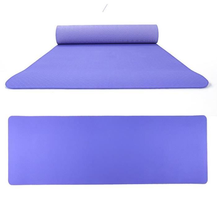 Non-Slip Yoga Double Couleur Mat TPE Eco Friendly Sports de plein air Fitness Mat Produit de yoga 40