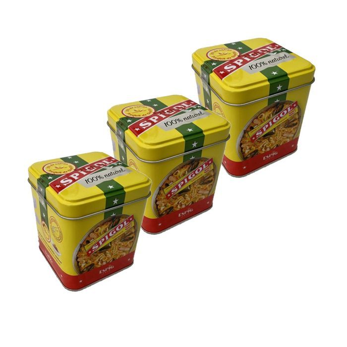 Lot 3x Epices Spigol naturel - boîte 100g