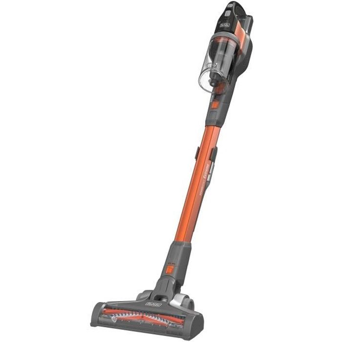 BLACK+DECKER BHFEV182B-QW Aspirateur Balai Powerseries Sans Batterie - sans Fil - 18V - 1,5 ah - 2 Vitesses - 46 min. d'Autonomie