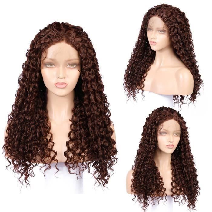 Longue pleine onduleux Lace Front perruque Afro Kinky Curly naturelles Perruques Femmes vebergee1069