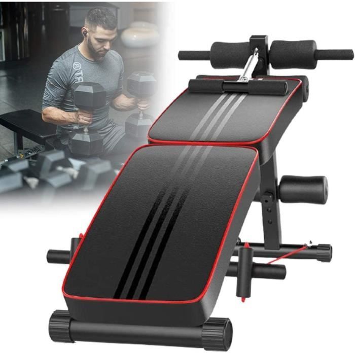 BANC DE MUSCULATION HNWTKJ Banc de Musculation Banc de Musculation Inclineacute Banc dexercice Pliable pour la Maison Pliable Ba404