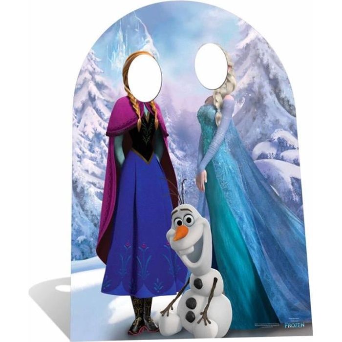 Figurine Passe-tête Reine des Neiges Enfant