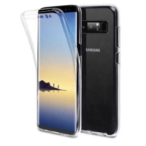 Cophone® Coque 360 degrès TRANSPARENTE en Gel Samsung Galaxy Note 8 Protection INTEGRAL et invisible. Haute qualité