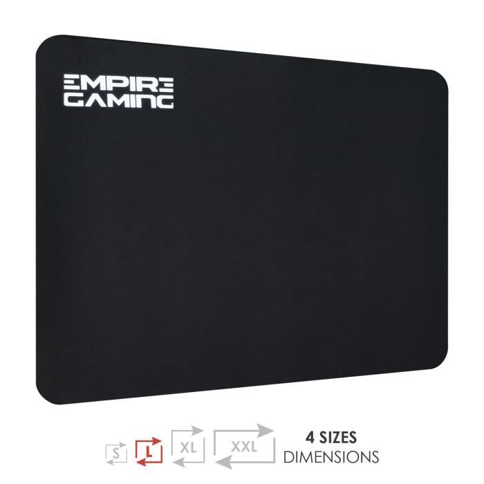 EMPIRE GAMING - Tapis de Souris Gamer Arena – Taille L – 32 x 28 centimètres - Noir