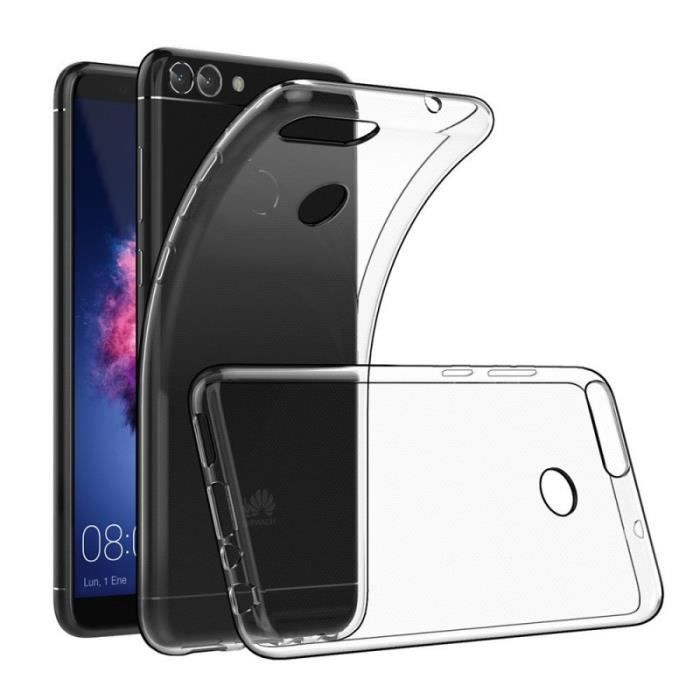 Etui Coque Housse Silicone Transparent pour Huawei Honor 9 Lite