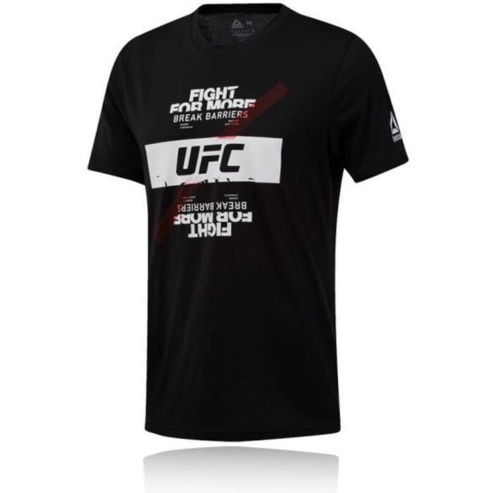 Reebok Hommes Ufc T-Shirt De Sport Entrainement