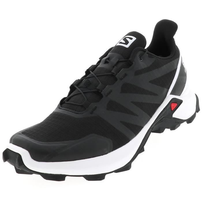 Chaussures running trail Supercross blk/wht run - Salomon