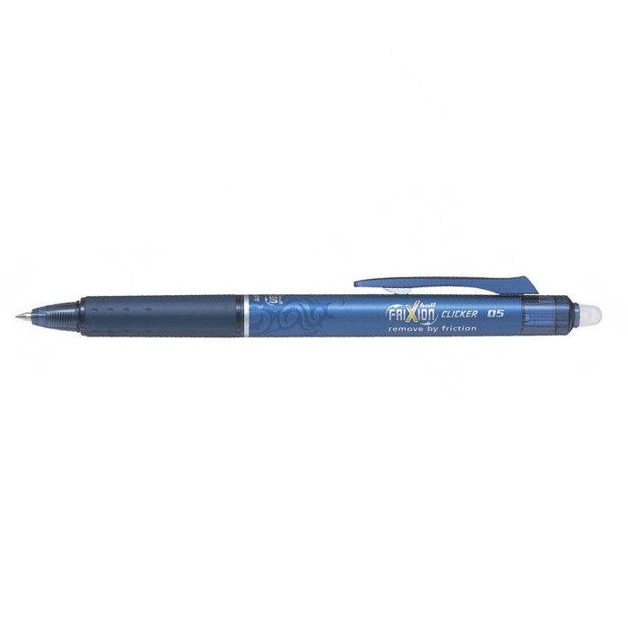 Stylo FriXion Ball Clicker 0.5 pointe fine bleu nuit Pilot