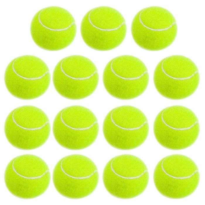 EntraîNement Sans Pression Balles de Tennis, Balles de Tennis en Caoutchouc Souple Enfants DéButants pour Animaux de Compagnie,