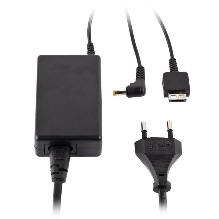 Chargeur secteur pour Sony PSP 1000 2000 3000 et PS VITA - 2,2 mètres
