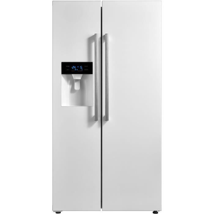 TRIOMPH TM488NFW Réfrigérateur Side by Side Blanc TM488NFW 490 litres, no frost