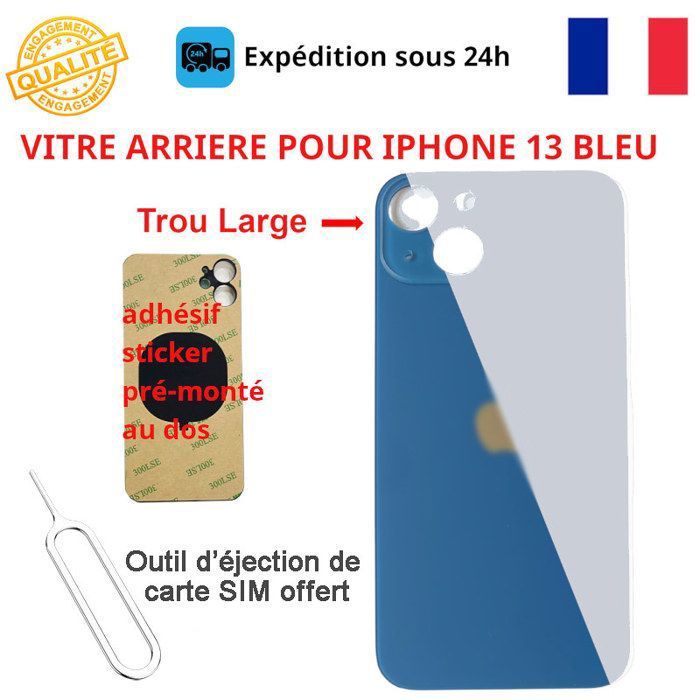 DHLK® Vitre Arrière Compatible Avec IPhone 12 - Foto 8