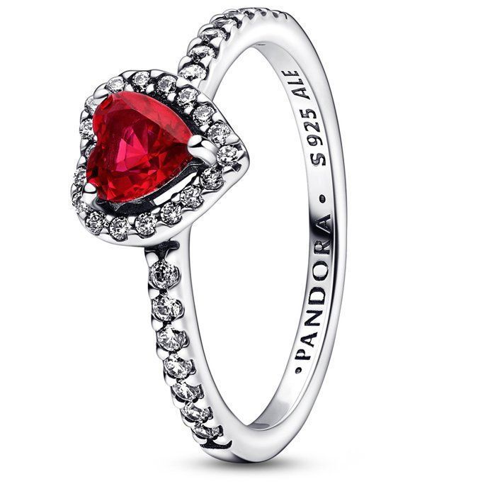 Bague Femme PANDORA 198421C02-58 - Argent - Cristal - Torque et rigide