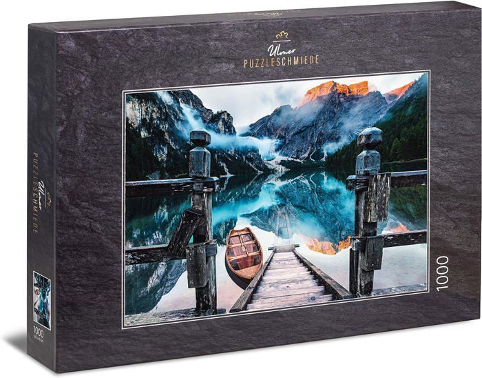 Sentosphère - Puzzle 1000 pièces - Puzzle Adultes - Paysage - Les Dolomites - Italie- Impression en 7 Couleurs – Toucher Soyeux – Qualité Premium - Boite compacte écologique - Made in France