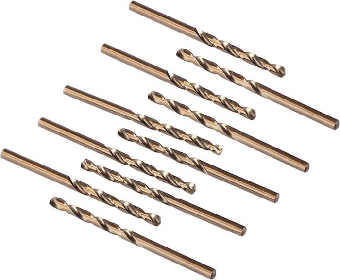 KS Tools - Lots De 10 Forets HSS Laminés En Métal, 0,6 Mm - 330.1006