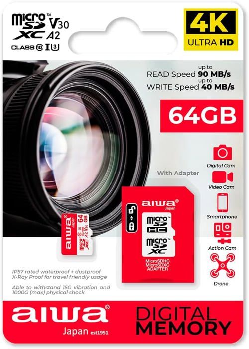 Carte mémoire PNY U3 PRO ELITE - 512 Go - MicroSDXC - Classe 3 (U3