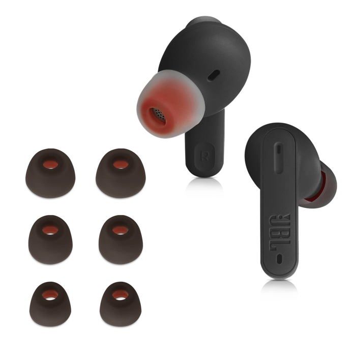 Lot De 6 Embuts De Rechange Noir Pour Écouteurs JBL Live Pro Plus - Neuf KWMobile