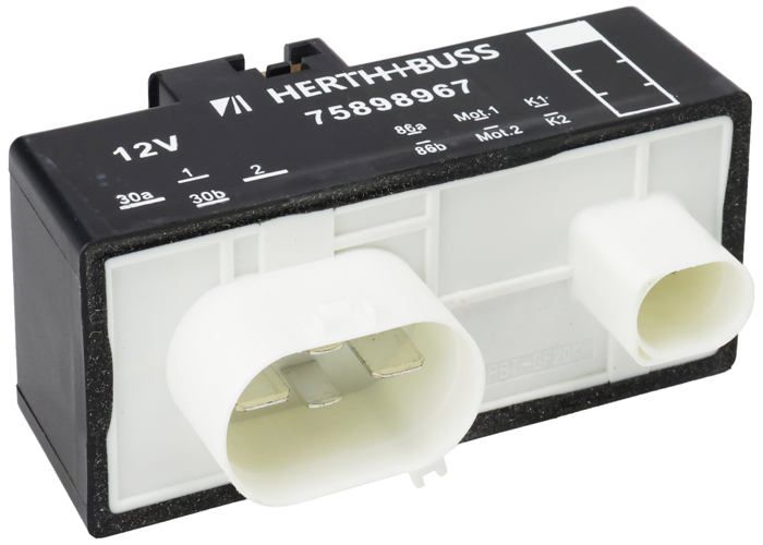 Socle Relais 9 Broches HERH+BUSS ELPARTS 50390220 - Compatible MAN, VOLVO Et Autres - Avec Support De Fixation