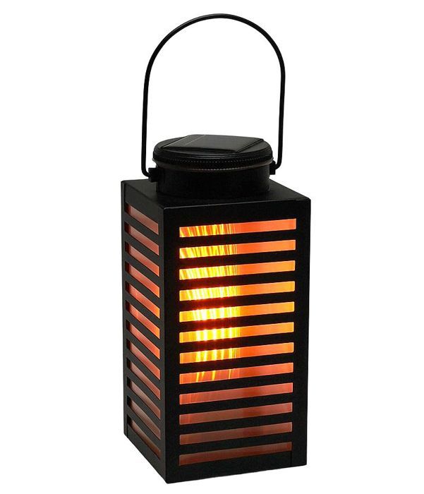 Lanterne LED - PROGARDEN - KO-DX9300930 - Effet flamme - Solaire - 30 cm Lanterne LED - PROGARDEN - KO-DX9300930 - Effet flamme - Solaire - 30 cm