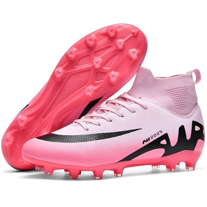 GOGOUP Chaussures de Football Homme Crampons Professionnel Adolescents