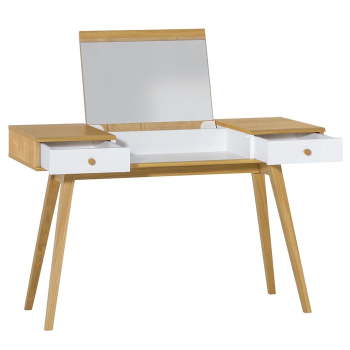 Coiffeuse bureau Vox - 50 x 120 x 76cm - blanc Coiffeuse bureau Vox - 50 x 120 x 76cm - blanc