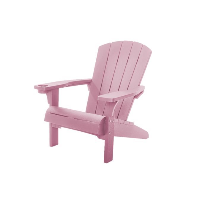 Chaise de jardin Adirondack - Rose - Style bois -KETER Chaise de jardin Adirondack - Rose - Style bois -KETER