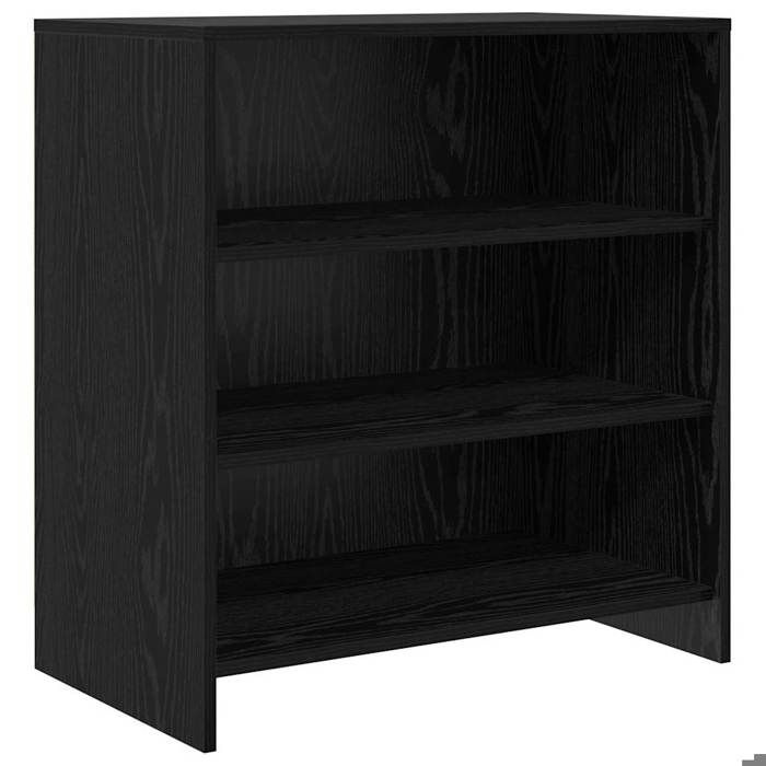 ESTINK® Buffet bas contemporain - Armoire Polyvalent - pour Cuisine/Salon - Noir 70x41x75 cm - Bois dingénierie @@866