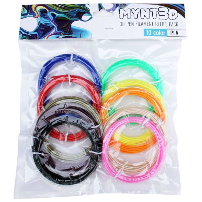 MYNT3D PLA 3D Stylo Filament Recharge 10-Pièce Paquet201 - Cdiscount ...