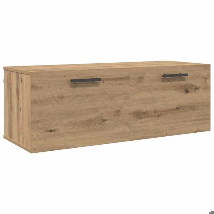 Luxueux Best*Meuble mural - Meuble Étagère pour rangement de cuisine/salon - Montage mural - chêne artisanal 100x36.5x35 cm 366282