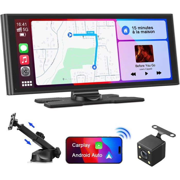 Avylet 926 Carplay Voiture avec Caméra de Recul Écran Tactile GPS Bluetooth