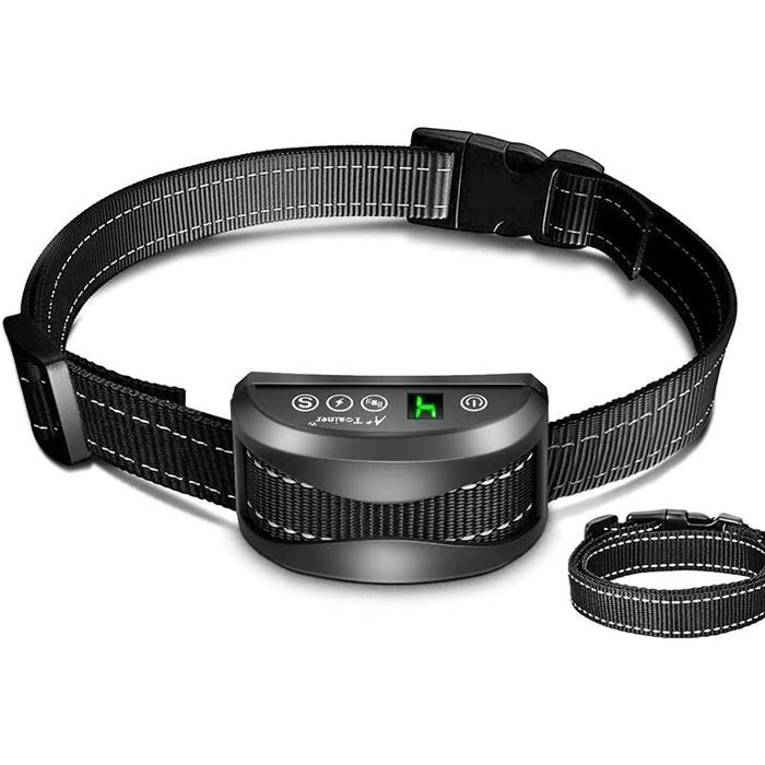 Enowelir Collier anti-aboiement collier électrique pour chien collier de dressage rechargeable adapté pour 5-65 kg