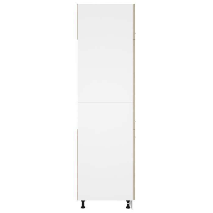 Moderne Cabinet de cuisine SWEETY Placard de Réfrigérateur Chêne sonoma Bois d’ingénierie 60x57x207 cm BB2 Moderne Cabinet de cuisine SWEETY Placard de Réfrigérateur Chêne sonoma Bois d’ingénierie 60x57x207 cm BB2